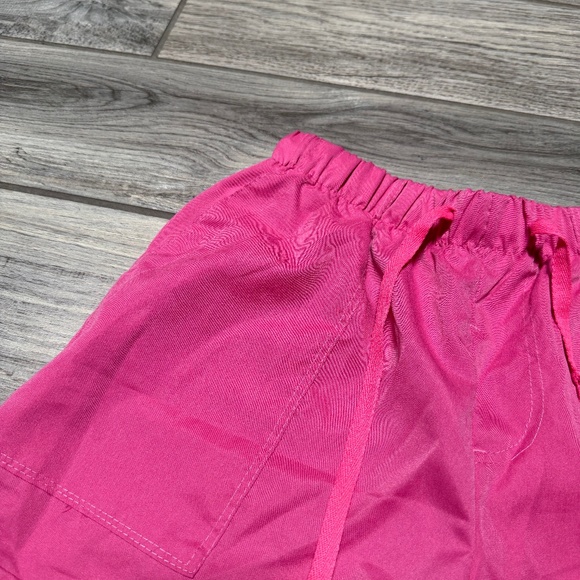 NWOT hot pink elastic women small pocket short - Picture 1 of 3